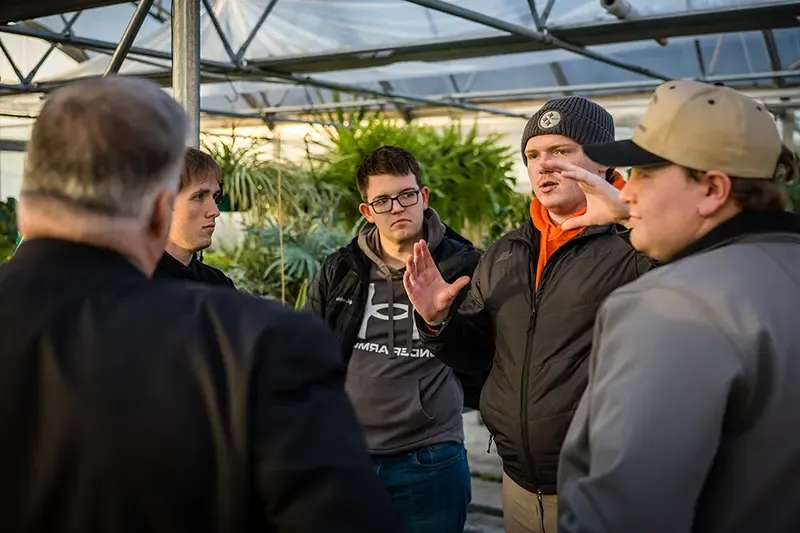 Ag and Computer Science students work together for greenhouse monitoring